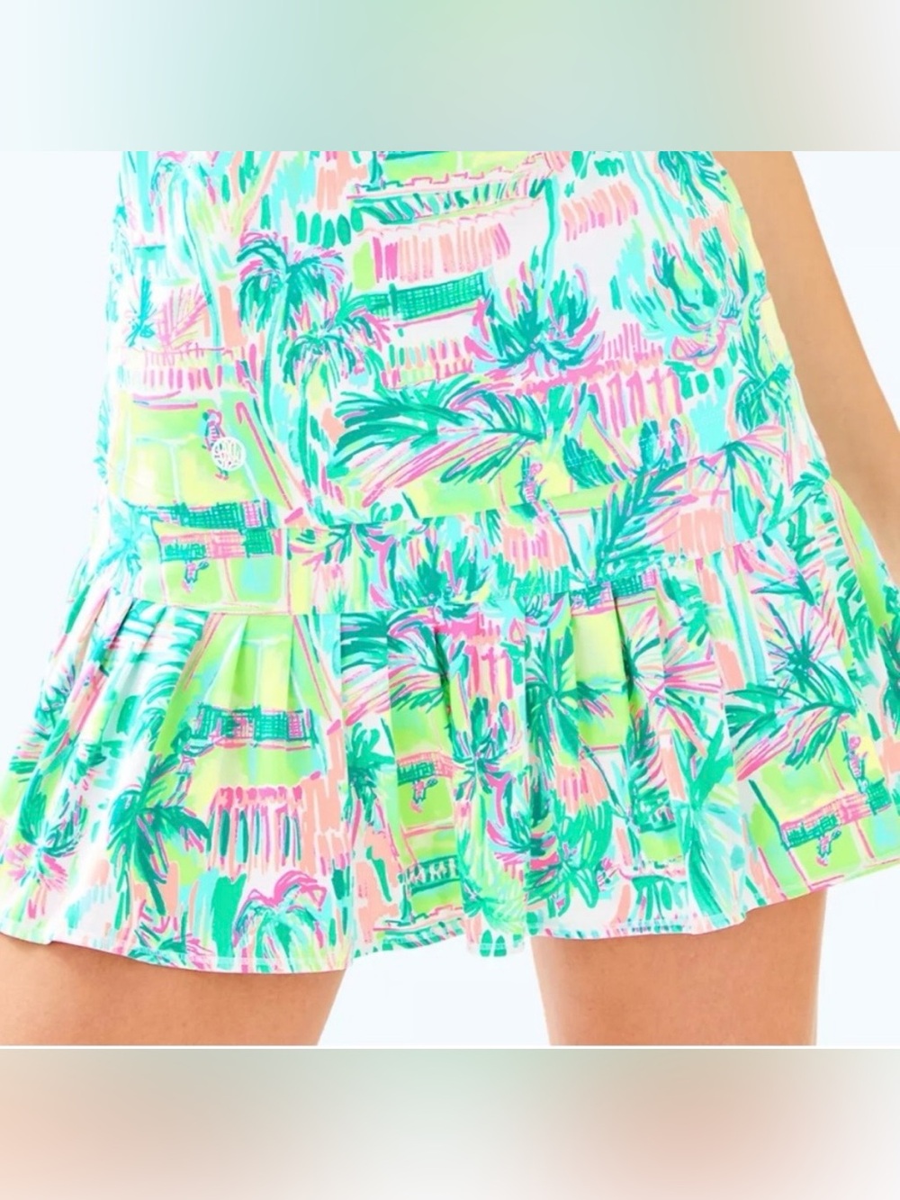 Lilly Pulitzer Luxletic Taye UPF 50+ Tennis Golf Pickleball Skort S